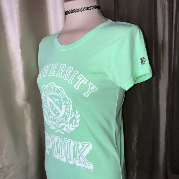 PINK University of Pink tee pistachio green L - Picture 4 of 7